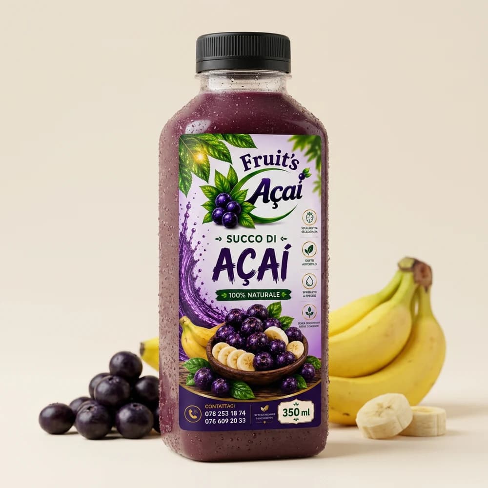 Succo di Açaí e Banana 350 ml
